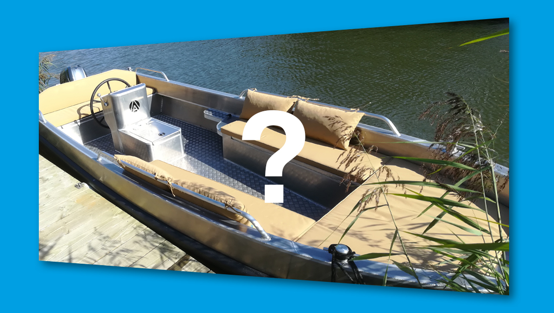 Bootkussens opmeten met mal voor afwijkende vormen