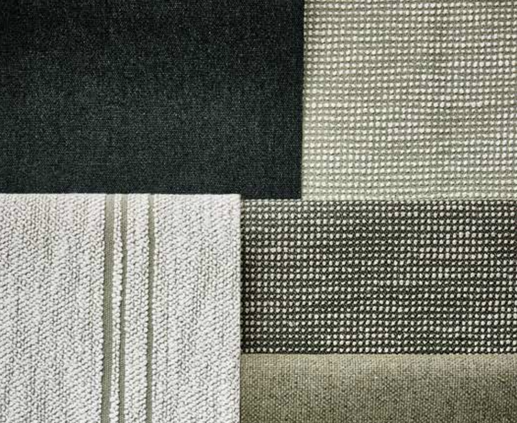 Sunbrella premium collecties — Source, Slow en Harvest stofstalen